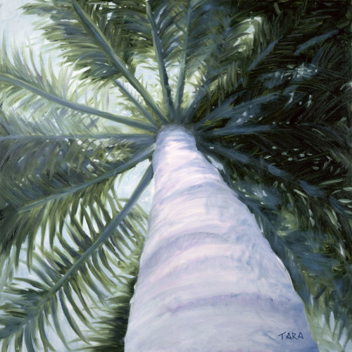 Painting-Botanical-A Royal Palm (things are looking up)