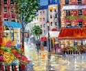 Paris Rain Flower Market