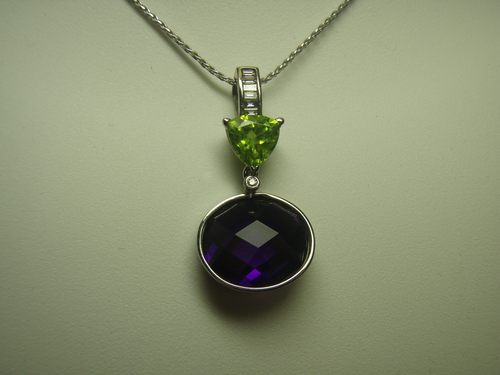 Colored Stone Pendant