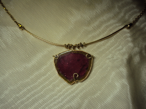 Watermelon Slice Necklace
