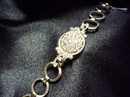 14kt white gold bracelet