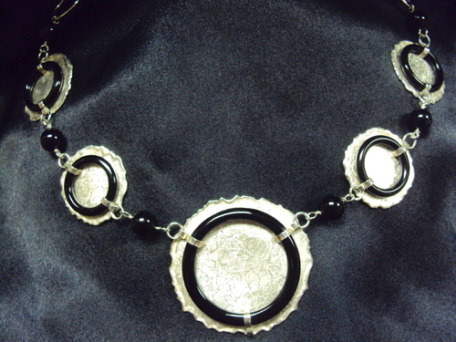 Sterling Silver Onyx Necklace
