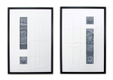 Mixed Media--Non-representationalEFC #20 (pair)