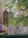 Terry Niccoli - Cityscape Painting Chicago Water Tower, Allerton Hotel, Chicago, Illinois - Cityscape Painting