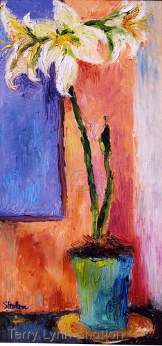 Painting-Oil-Lilies I