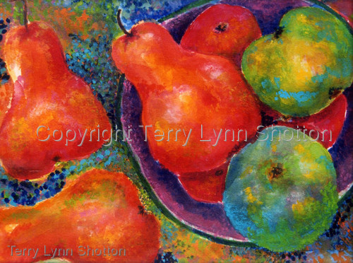 Painting-Watercolor-Fruit of the Month