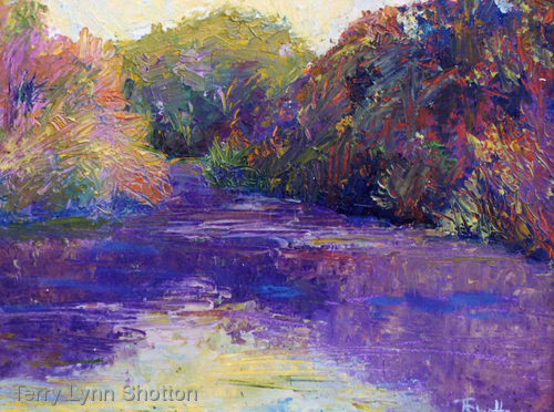 Painting-Oil-River Bend