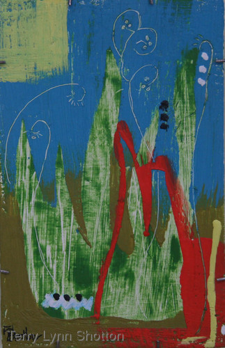 Painting-Desert Flower