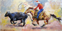 Rodeo Series II: Calf Roping