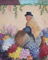 Bolivian Flower Lady