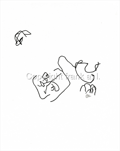 Drawing-Abstract-Uncaged & Tethered