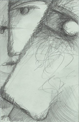 Drawing-Expressionist-Faces Series 5x7