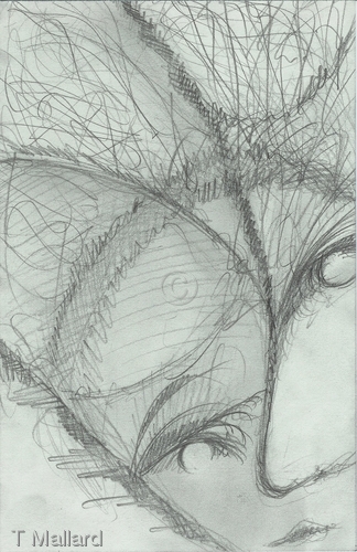 Drawing-Expressionist-Faces Series 5x7