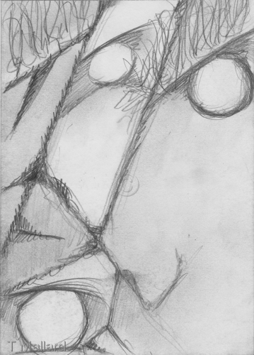 Drawing-Expressionist-Faces Series 5x7