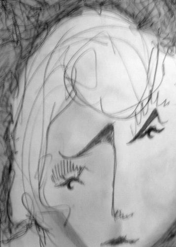 Drawing-Expressionist-Faces Series 5x7_4 002