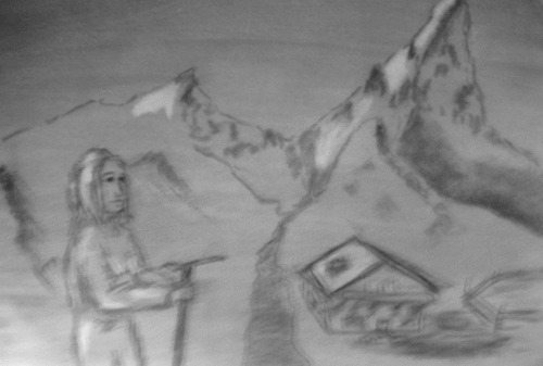 Drawing-Landscape graphite 11x14 001