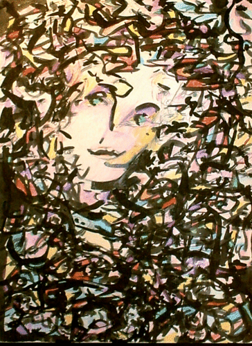 Drawing-Expressionist-Faces 44s 9x12