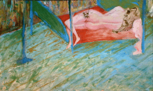 Painting-Abstract-The Bedroom 48s 9.5x16