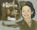 lilian,keil,flight,nurse - Realism Painting
