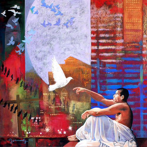Painting-Pastels-Nocturnal Enlightenment