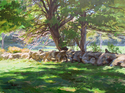 Stone wall