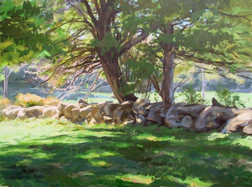 Painting-Sun and Stone