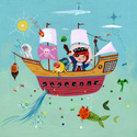 Painting-Pirate Flight