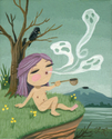 Painting--FantasyThe Smoke Ghost Blower