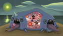 Painting--Acrylic-ConceptualThe Monster that Ate Everything.