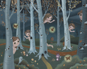Painting-Hide and Seek in Disconnect Forest