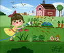 Painting-Golding the Farm