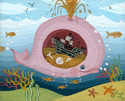 Painting-The Whales Pirate Dinner