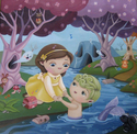 Painting--Acrylic-AllegoricalA Song for the Siren