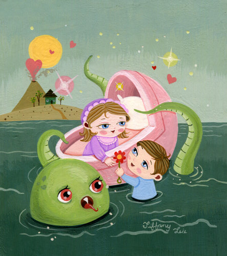 Painting-The Monster's Attack on Love