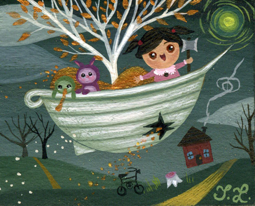 Painting-The Gold Tree Bandit