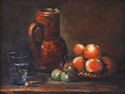 WATER, PITCHER AND FRUIT