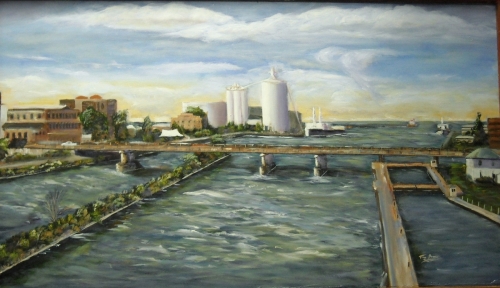 Painting-Acrylic-WHERE THE WATERS MEET