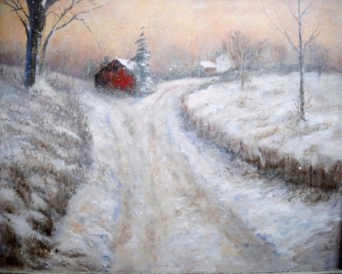 Painting-Acrylic-WELCOME TO OSWEGO, NEW YORK