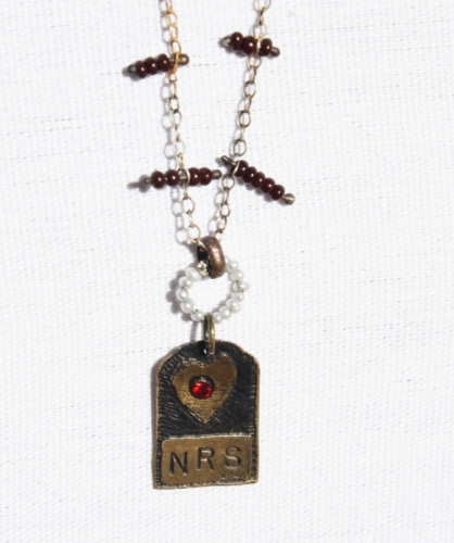 Metal-Cast-Initial Necklace 3