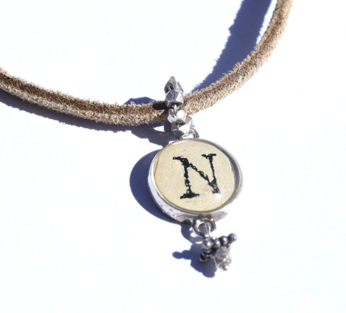Metal-Soldered-Initial Necklace 4