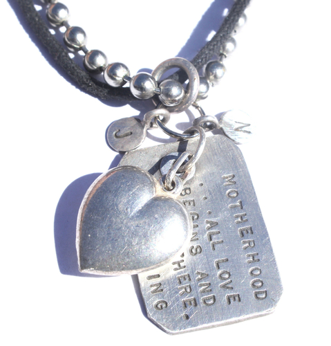 Metal-Soldered-Initial Necklace 5