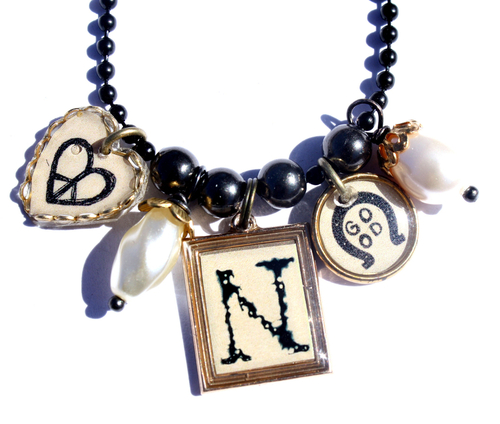 Metal-Soldered-Initial Necklace 6