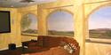 Tuscan Mural TV
