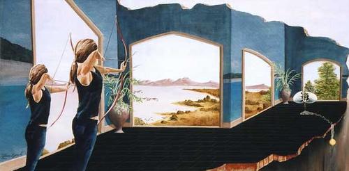 Painting-The Twins of Ali Randel