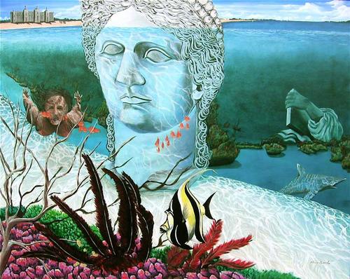 Painting-Acrylic-The Eternal Search for Redeemable Flesh