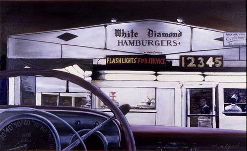 Painting-Acrylic-White Diamond