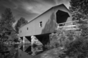 Photography--Black & White-LandscapeCovered Bridge, New Haven
