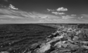 Photography--Black & White-LandscapeFort Nathen Hale Pier
