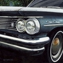 Old Car, Pontiac, Star Chief, Rust, Realism, Photorealism - Realism Painting