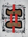 Mixed Media--Non-representational4 BARRES VERMELLES